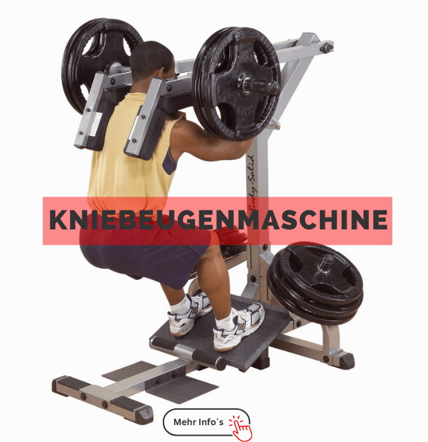 Body Solid Kniebeugen und Waden Maschine Kniebeugenmaschine
